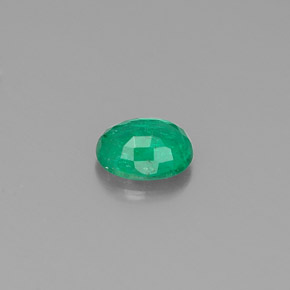 Esmeralda verde natural 0,33ct, corte oval, SI