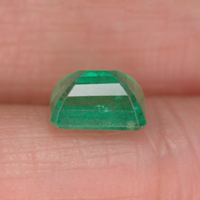 Esmeralda verde natural 1,18ct, corte esmeralda, SI-I1