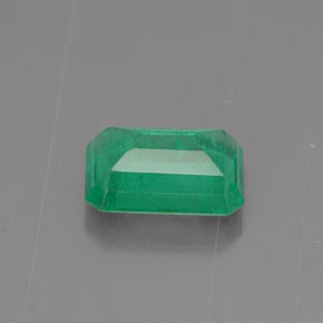 Esmeralda verde natural 0,75ct, corte esmeralda, SI-I1