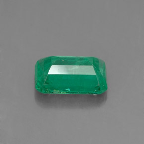 Esmeralda verde natural 0,79ct, corte esmeralda, SI-I1