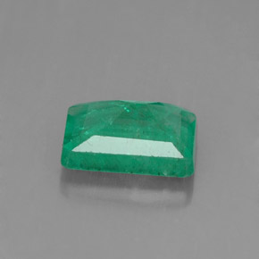 Esmeralda verde natural 0,97ct, corte esmeralda, SI-I1