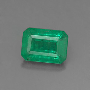 Esmeralda verde natural 0,87ct, corte esmeralda, SI-I1