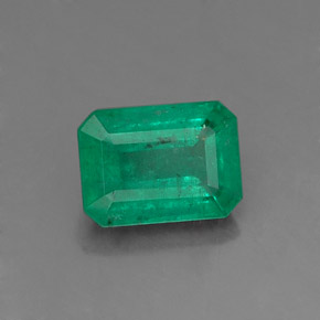 Esmeralda verde natural 0,87ct, corte esmeralda, SI-I1