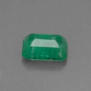 Esmeralda verde natural 0,87ct, corte esmeralda, SI-I1