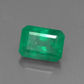 Esmeralda verde natural 1,15ct, corte esmeralda, SI-I1