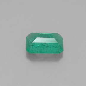 Esmeralda verde natural 0,84ct, corte esmeralda, SI