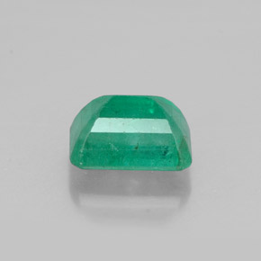 Esmeralda verde natural 1,27ct, corte esmeralda, SI-I1