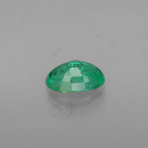 Esmeralda verde natural 0,42ct, corte oval, SI-I1