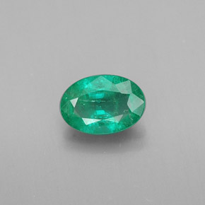 Esmeralda verde natural 0,35ct, corte oval, SI