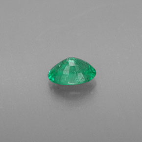 Esmeralda verde natural 0,39ct, corte oval, SI-I1