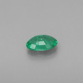 Esmeralda verde natural 0,34ct, corte oval, SI