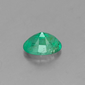 Esmeralda verde natural 0,41ct, corte oval, SI-I1