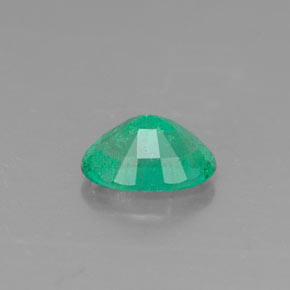 Esmeralda verde natural 0,42ct, corte oval, SI