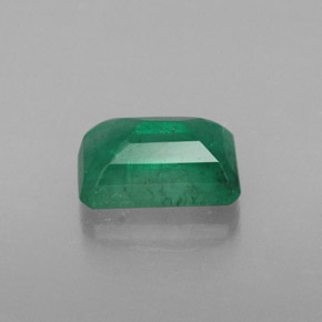 Esmeralda verde natural 0,61ct, corte esmeralda, SI-I1