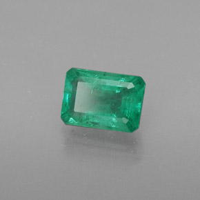 Esmeralda verde natural 0,56ct, corte esmeralda, SI-I1