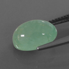 Esmeralda verde natural 4,54ct, transparente, transparente/translúcido
