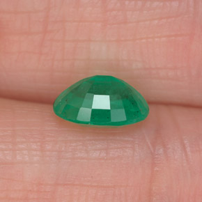 Esmeralda verde natural 1,17ct, corte oval, SI-I1