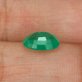 Esmeralda verde natural 1,07ct, corte oval, SI-I1