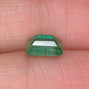 Esmeralda verde natural 1,03ct, corte esmeralda, I1