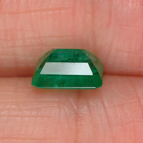 Esmeralda verde natural 1,00ct, corte esmeralda, SI-I1