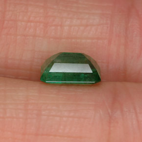 Esmeralda verde natural 0,84ct, corte esmeralda, SI-I1