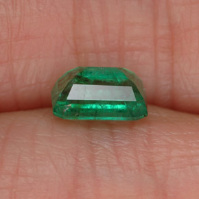 Esmeralda verde natural 1,04ct, corte esmeralda, SI-I1