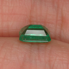 Esmeralda verde natural 0,96ct, corte esmeralda, SI-I1