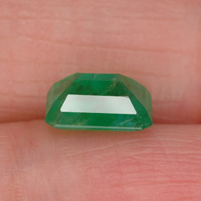 Esmeralda verde natural 0,93ct, corte esmeralda, SI-I1