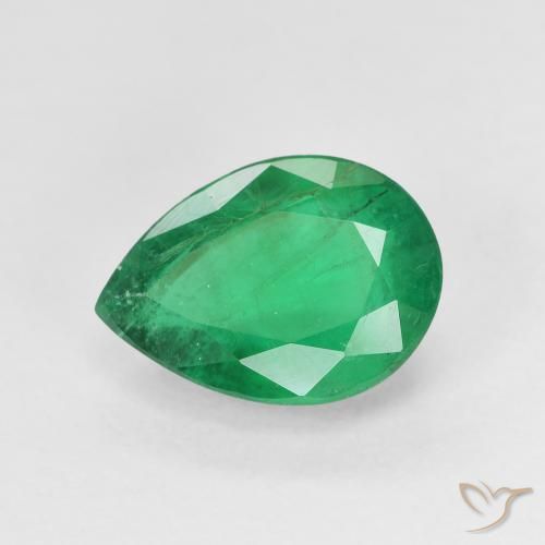2,53 quilates Esmeralda Pera Cut, 10,6 x 7,7 mm Da Colômbia, Photo A