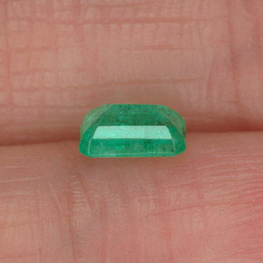 Esmeralda verde natural 0,50ct, corte esmeralda, SI-I1
