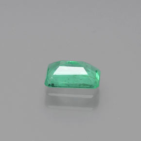 Esmeralda verde natural 0,48ct, corte esmeralda, SI-I1