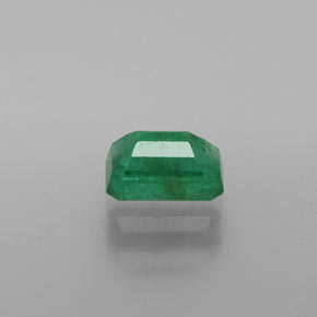 Esmeralda verde natural 0,72ct, corte esmeralda, SI-I1