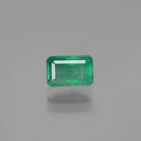 Esmeralda verde natural 0,96ct, corte esmeralda, SI-I1