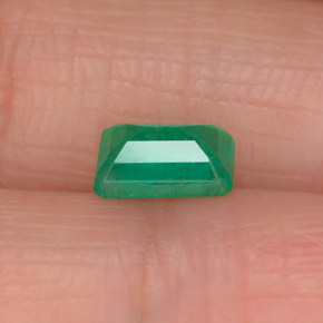 Esmeralda verde natural 0,83ct, corte esmeralda, SI-I1