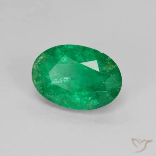 Esmeralda Verde médio Natural 1.68ct, oval, SI-I1