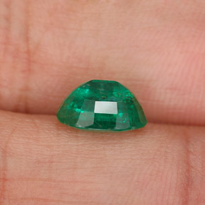 Esmeralda verde natural 1,62ct, corte oval, SI-I1