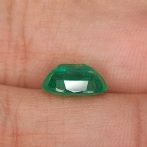 Esmeralda verde natural 1,95ct, corte oval, SI-I1