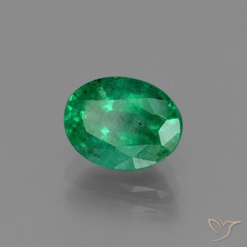 Esmeralda Verde médio Natural 1.55ct, oval, SI-I1
