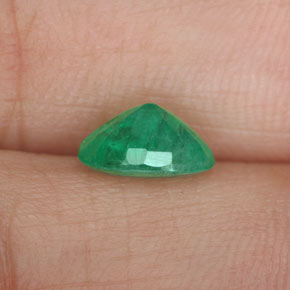 Esmeralda verde natural 1,05ct, corte oval, SI-I1