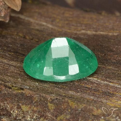 Esmeralda Jade verde Natural 1.07ct, oval, I1