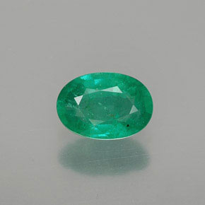 Esmeralda verde natural 0,82ct, corte oval, SI-I1