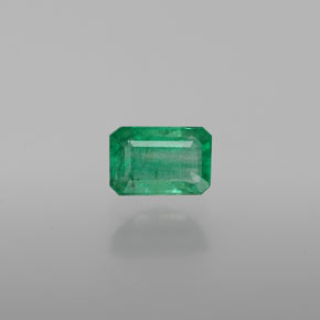 Esmeralda verde natural 0,61ct, corte esmeralda, SI-I1
