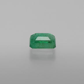 Esmeralda verde natural 0,61ct, corte esmeralda, SI-I1