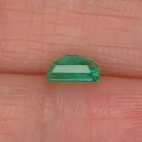 Esmeralda verde natural 0,50ct, corte esmeralda, SI-I1