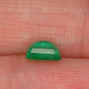 Esmeralda verde natural 0,53ct, corte esmeralda, SI-I1