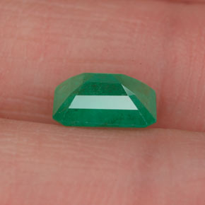 Esmeralda verde natural 1,13ct, corte esmeralda, VS-SI