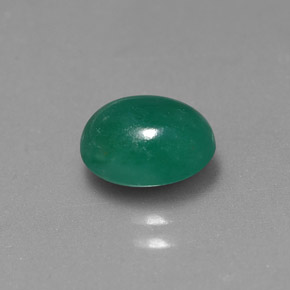 Esmeralda verde natural 1,70ct, corte oval, translúcido