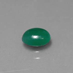 Esmeralda verde natural 0,69ct, corte oval, translúcido