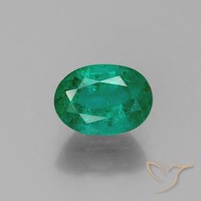1.62ct Natural verde elétrico Esmeralda, oval, SI-I1