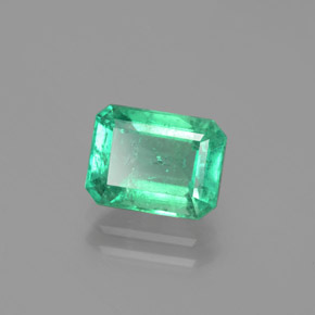 Esmeralda verde natural 2,14ct, corte esmeralda, VS-SI
